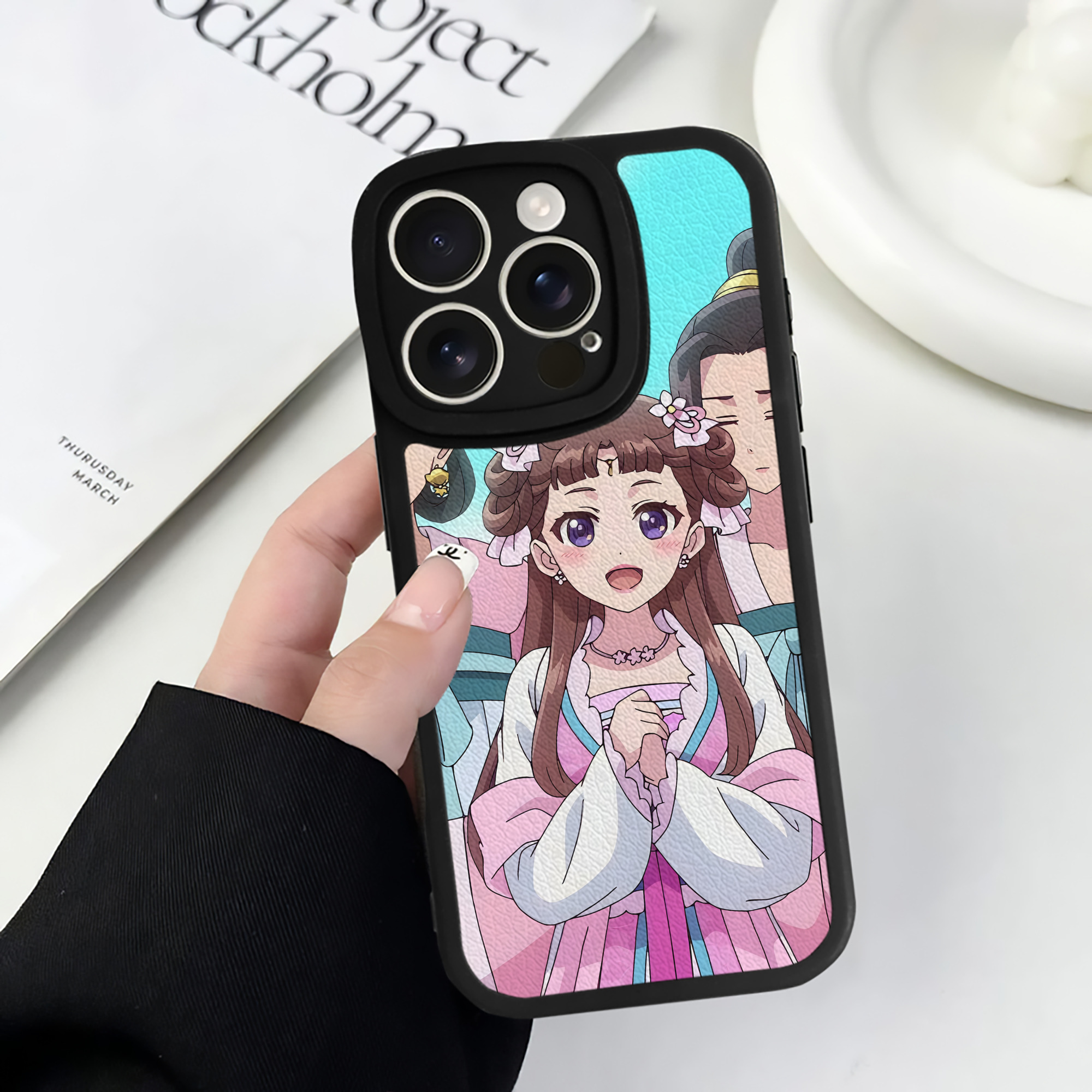 薬屋のひとりごと The Apothecary Diaries 【iPhone 16シリーズ対応】シリコンスマホケース（レザー調） 材質：シリコン